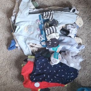 Lot of 20pcs baby boy clothes 0 to 3 months